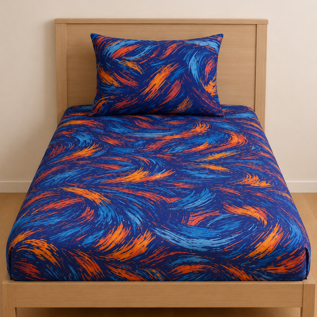 Cotton 100% Bedsheet (شرشف مغيط)