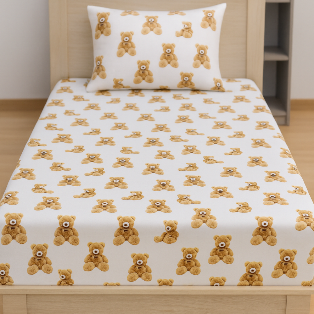 100% Cotton Kids Bedsheets(شرشف مغيط)