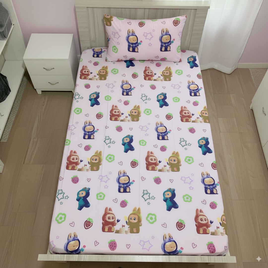 100% Cotton Kids Bedsheets(شرشف مغيط)