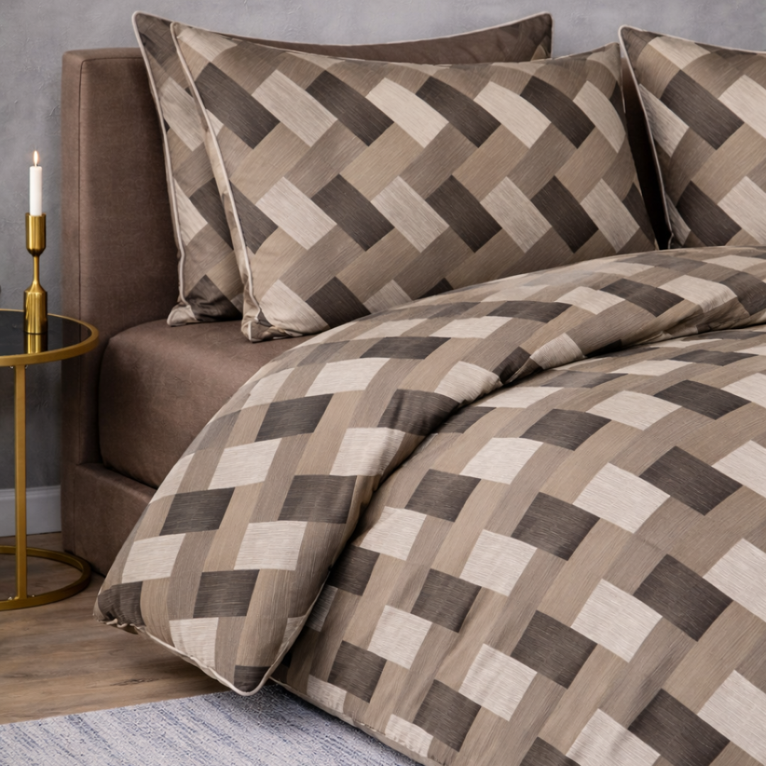 Geometric Bedset (طقم ملاحف)