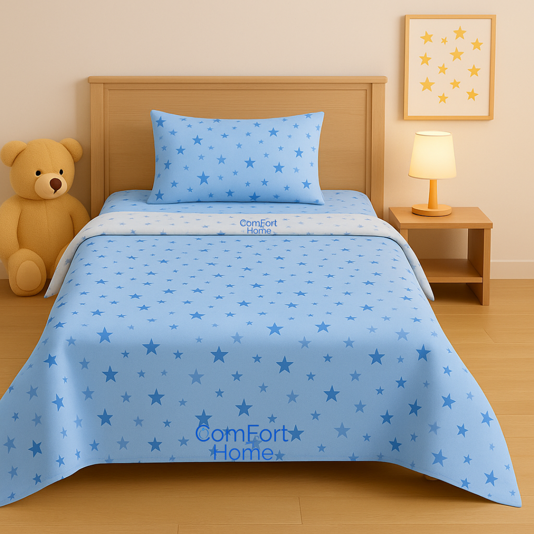 Polycotton stars duvet set cover (طقم ملاحف)