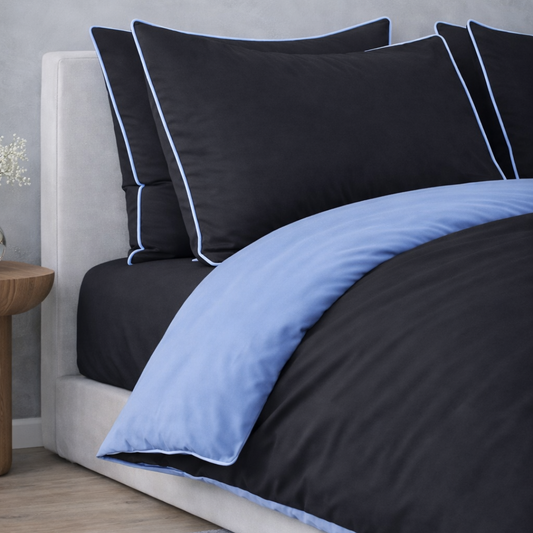 100% Cotton Midnight Edge Bedset(طقم ملاحف)