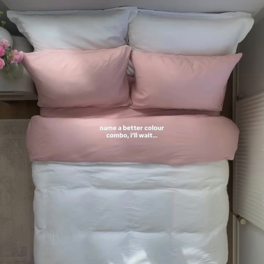 Rosy Dream 100% cotton bedset(طقم ملاحف)