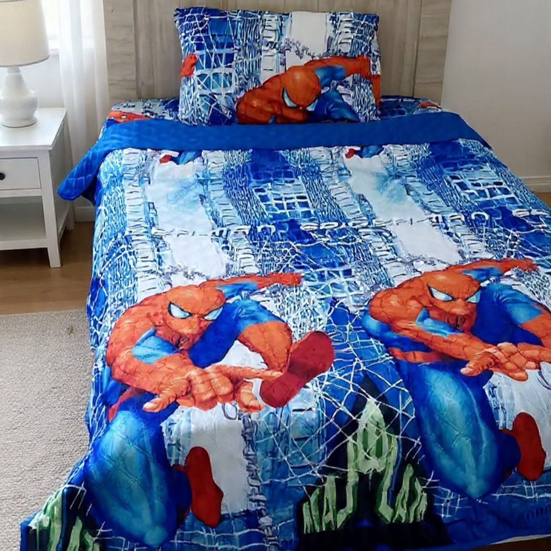 Spiderman bedspread