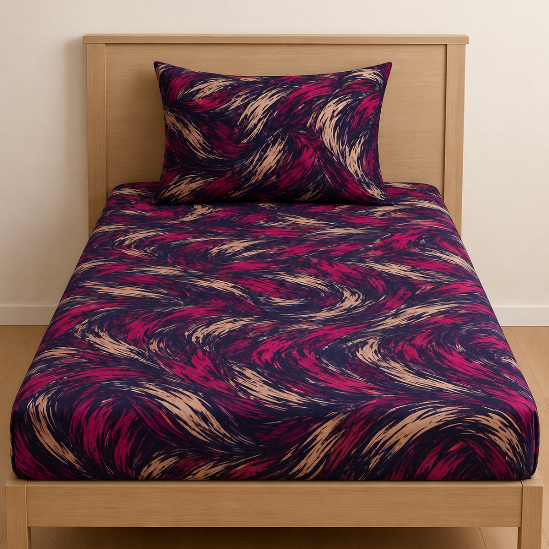 Cotton 100% Bedsheet (شرشف مغيط)