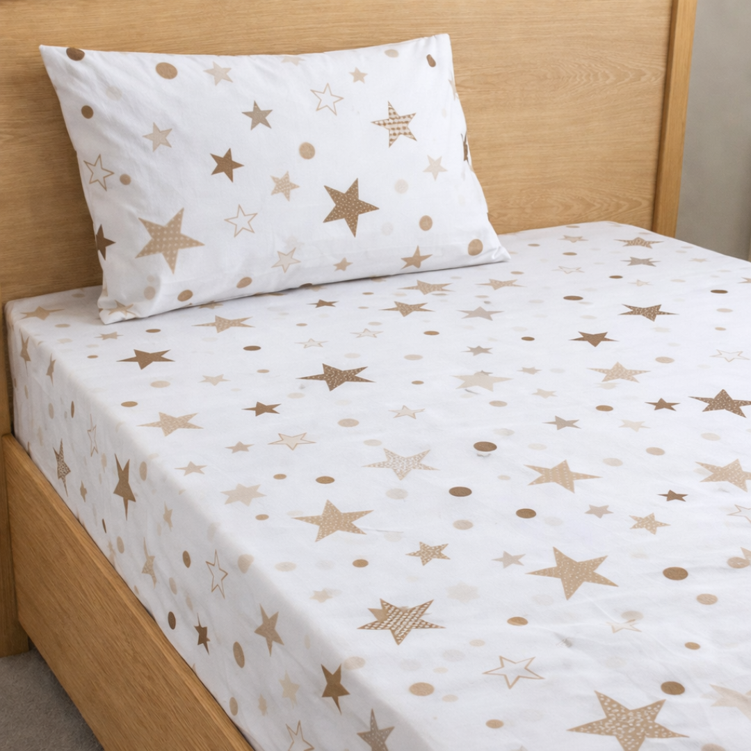 Polycotton bedsheet (شرشف مغيط)