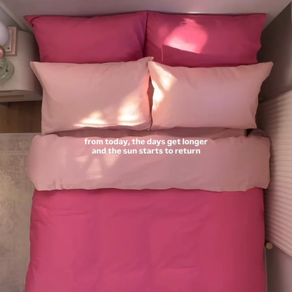Rosy Dream 100% cotton bedset(طقم ملاحف)