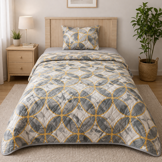 Modern Gold Bedspread