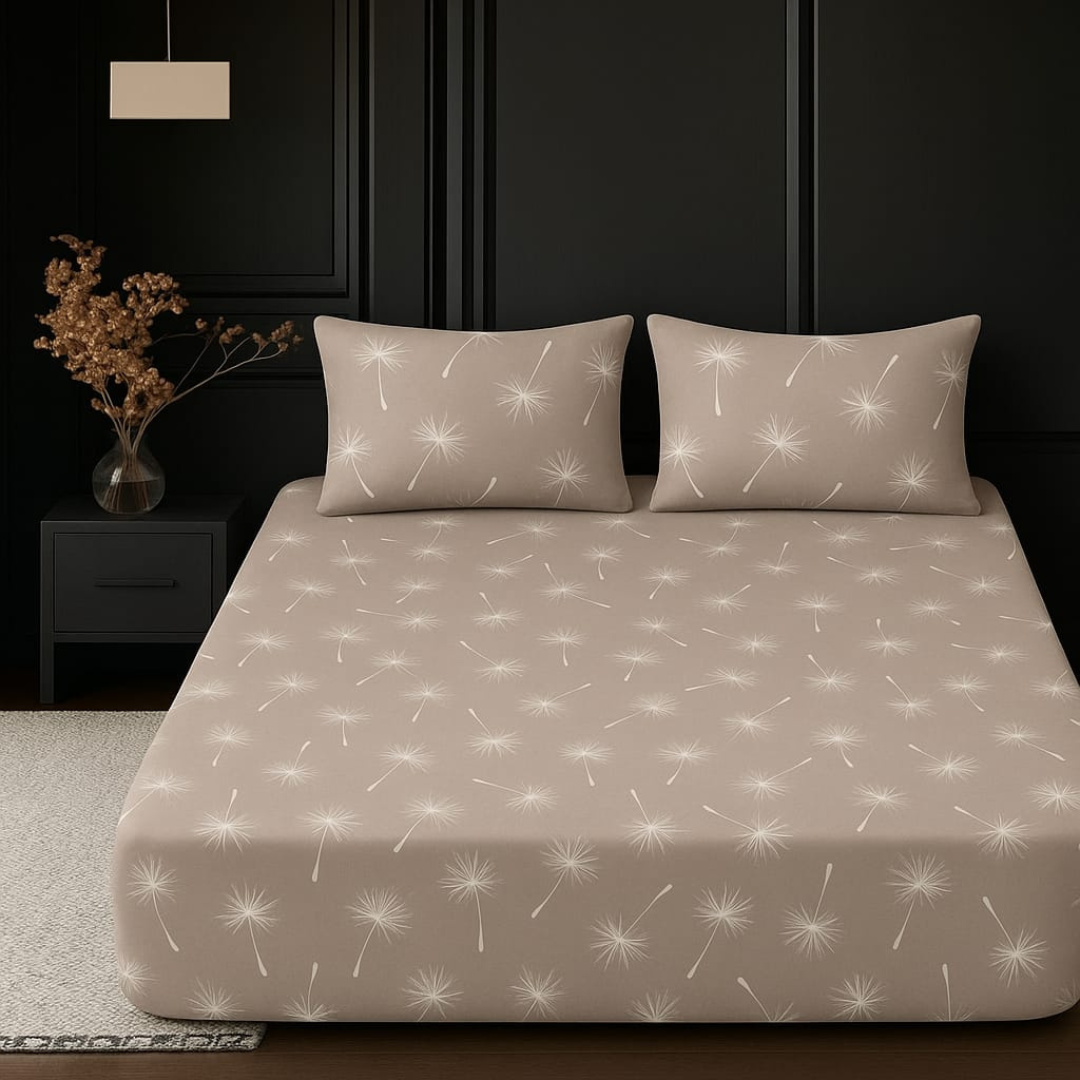 Floral bedsheet (شرشف مغيط)