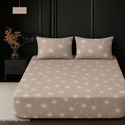 Floral bedsheet (شرشف مغيط)