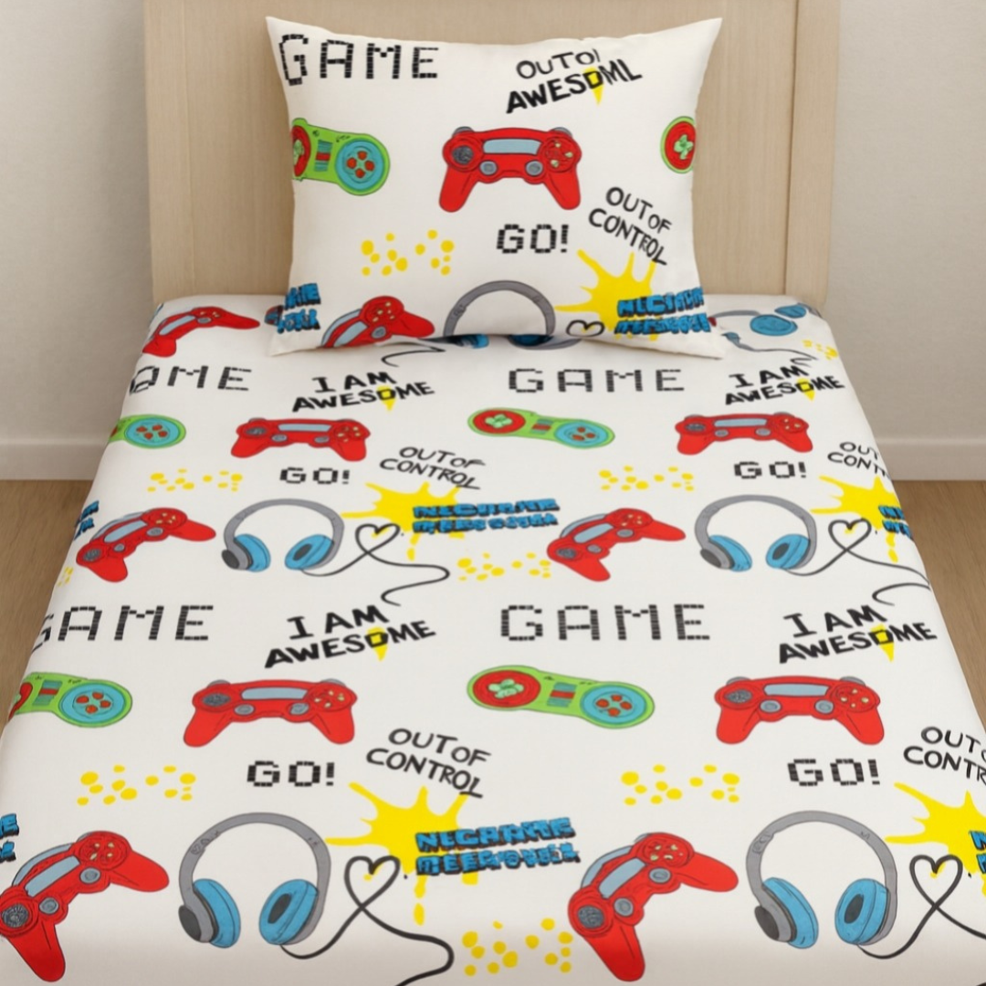 100% Cotton Kids Bedsheets(شرشف مغيط)
