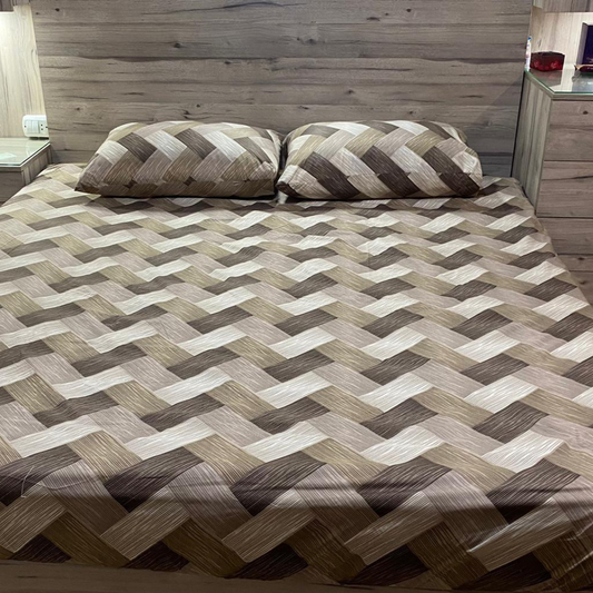 Geometric bedsheet (شرشف مغيط)