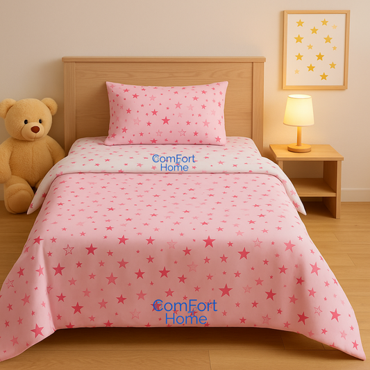 Polycotton stars duvet set cover (طقم ملاحف)