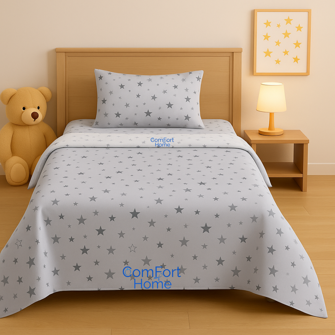 Polycotton stars duvet set cover (طقم ملاحف)