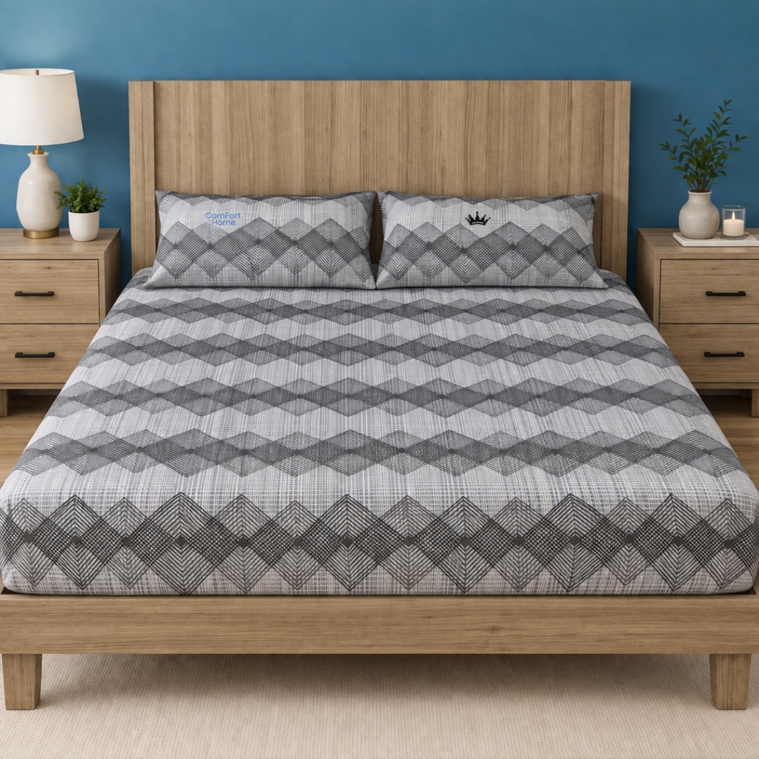 Geometric Bedsheet (شرشف مغيط)